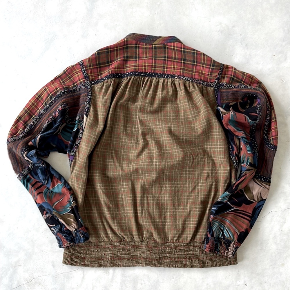 KOOS VAN DEN AKKER Mixed Print Blouse Vintage Wearable Art - Picture 5 of 5